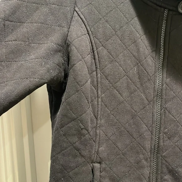 The North Face Caroluna Quilted long Jacket Fleece Lined Large L - Picture 12 of 13